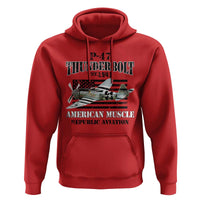 P-47 Thunderbolt WWII Airplane Hoodie American Muscle Vintage