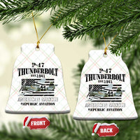 P-47 Thunderbolt WWII Airplane Ceramic Ornament American Muscle Vintage - Wonder Print Shop