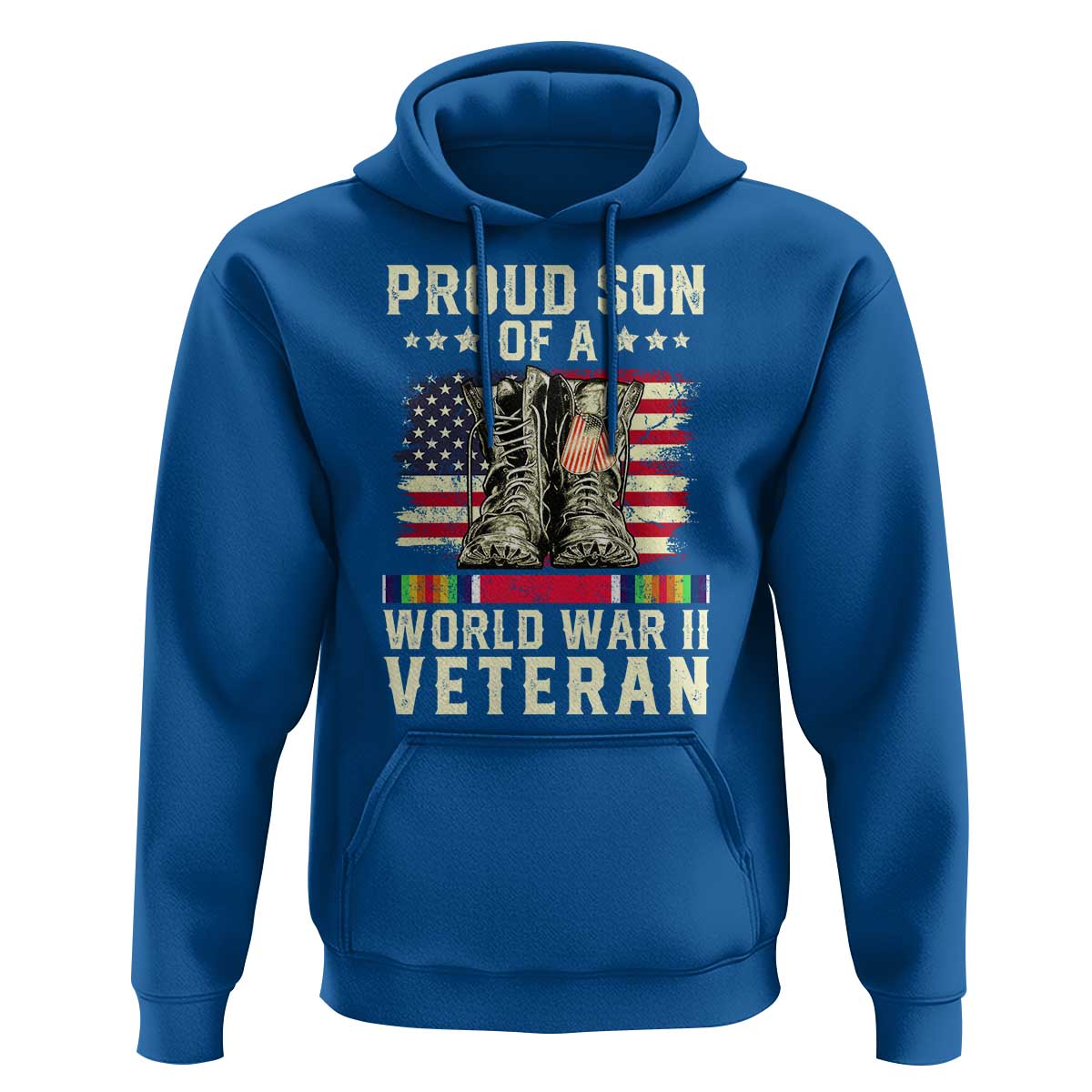 Proud Son Of World War 2 Veteran Hoodie WWII Vet Pride
