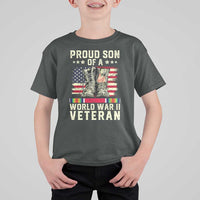 Proud Son Of World War 2 Veteran T Shirt For Kid WWII Vet Pride