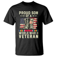 Proud Son Of World War 2 Veteran T Shirt WWII Vet Pride