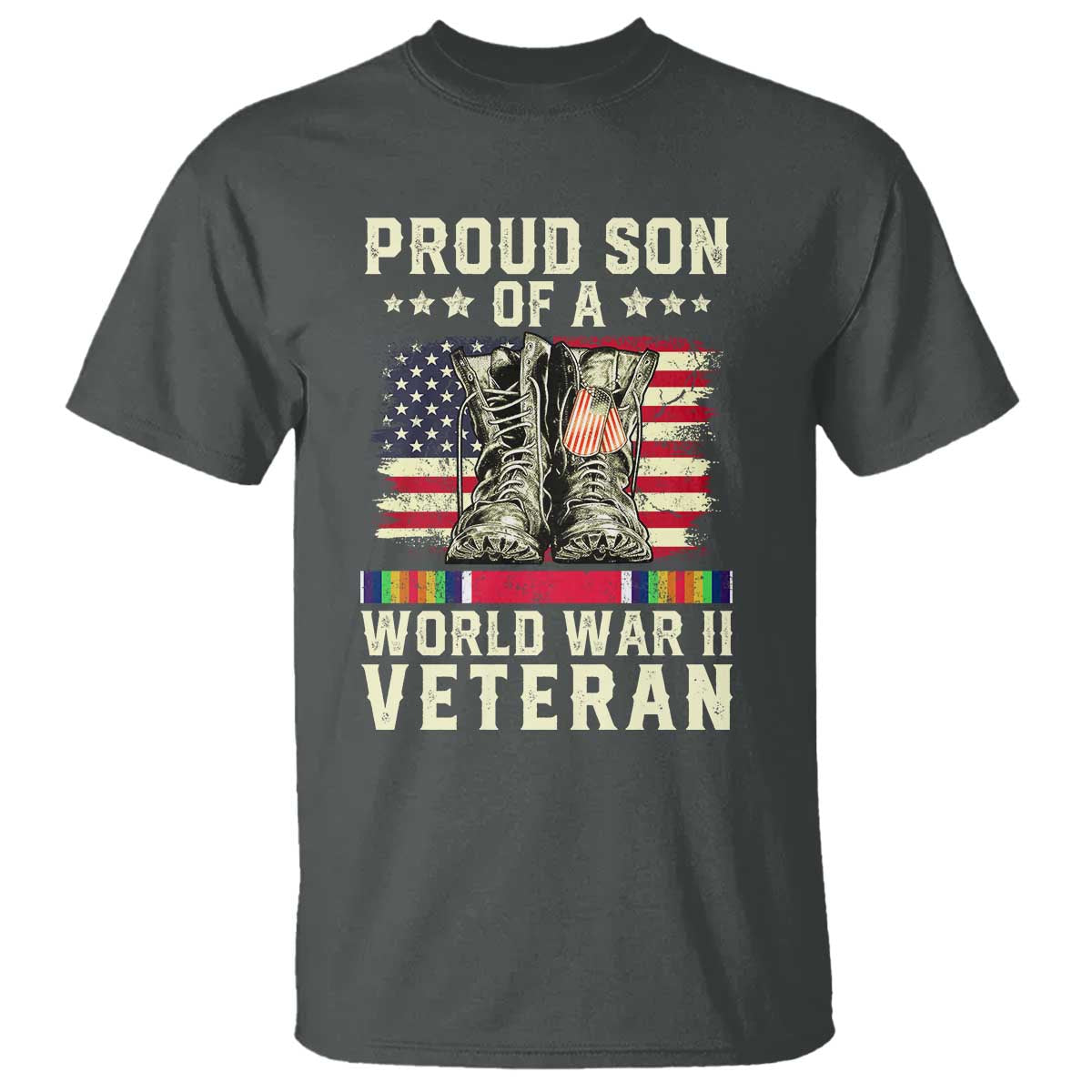 Proud Son Of World War 2 Veteran T Shirt WWII Vet Pride