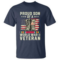 Proud Son Of World War 2 Veteran T Shirt WWII Vet Pride