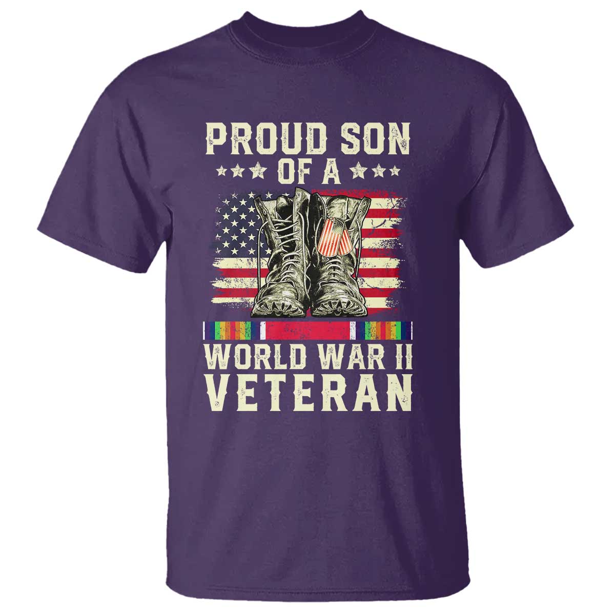 Proud Son Of World War 2 Veteran T Shirt WWII Vet Pride