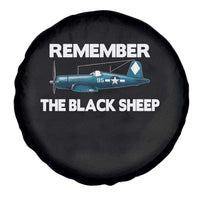 CORSAIR WWII HISTORY Spare Tire Cover Black Sheep Squadron Pilot