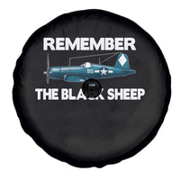 CORSAIR WWII HISTORY Spare Tire Cover Black Sheep Squadron Pilot