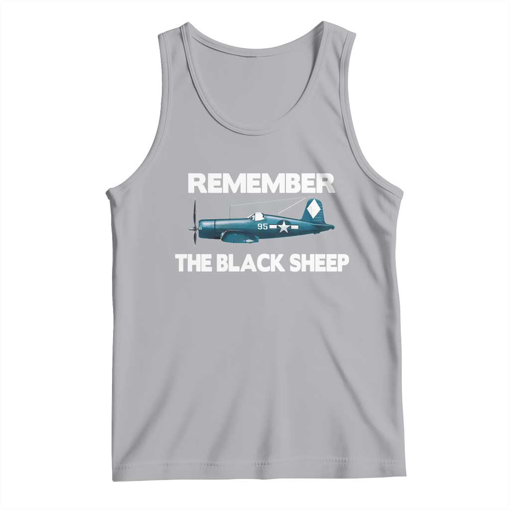 CORSAIR WWII HISTORY Tank Top Black Sheep Squadron Pilot