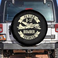 Vintage B-17 Bomber WW2 Aircraft Spare Tire Cover Plane Aviation Fighter Airplane Retro Grunge