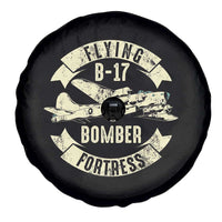 Vintage B-17 Bomber WW2 Aircraft Spare Tire Cover Plane Aviation Fighter Airplane Retro Grunge