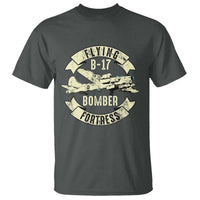 Vintage B-17 Bomber WW2 Aircraft T Shirt Plane Aviation Fighter Airplane Retro Grunge