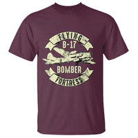 Vintage B-17 Bomber WW2 Aircraft T Shirt Plane Aviation Fighter Airplane Retro Grunge