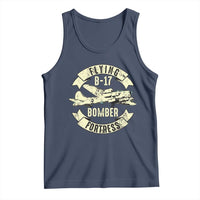 Vintage B-17 Bomber WW2 Aircraft Tank Top Plane Aviation Fighter Airplane Retro Grunge