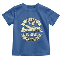 Vintage B-17 Bomber WW2 Aircraft Toddler T Shirt Plane Aviation Fighter Airplane Retro Grunge
