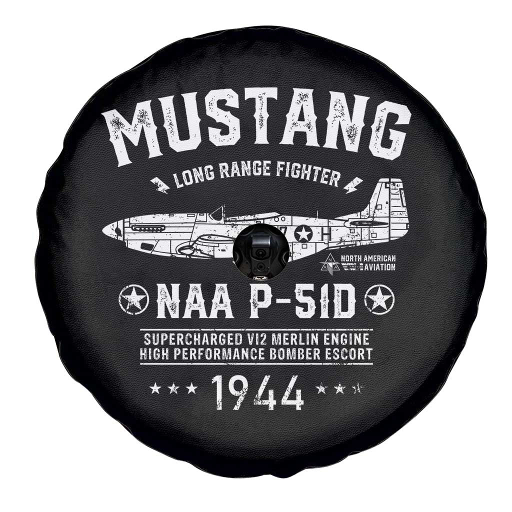 P-51 Mustang Spare Tire Cover North American Aviation WW2 P51 Fighter Plane