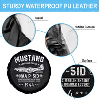 P-51 Mustang Spare Tire Cover North American Aviation WW2 P51 Fighter Plane