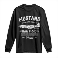 P-51 Mustang Long Sleeve Shirt North American Aviation WW2 P51 Fighter Plane