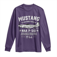 P-51 Mustang Long Sleeve Shirt North American Aviation WW2 P51 Fighter Plane