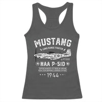 P-51 Mustang Racerback Tank Top North American Aviation WW2 P51 Fighter Plane