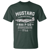 P-51 Mustang T Shirt North American Aviation WW2 P51 Fighter Plane