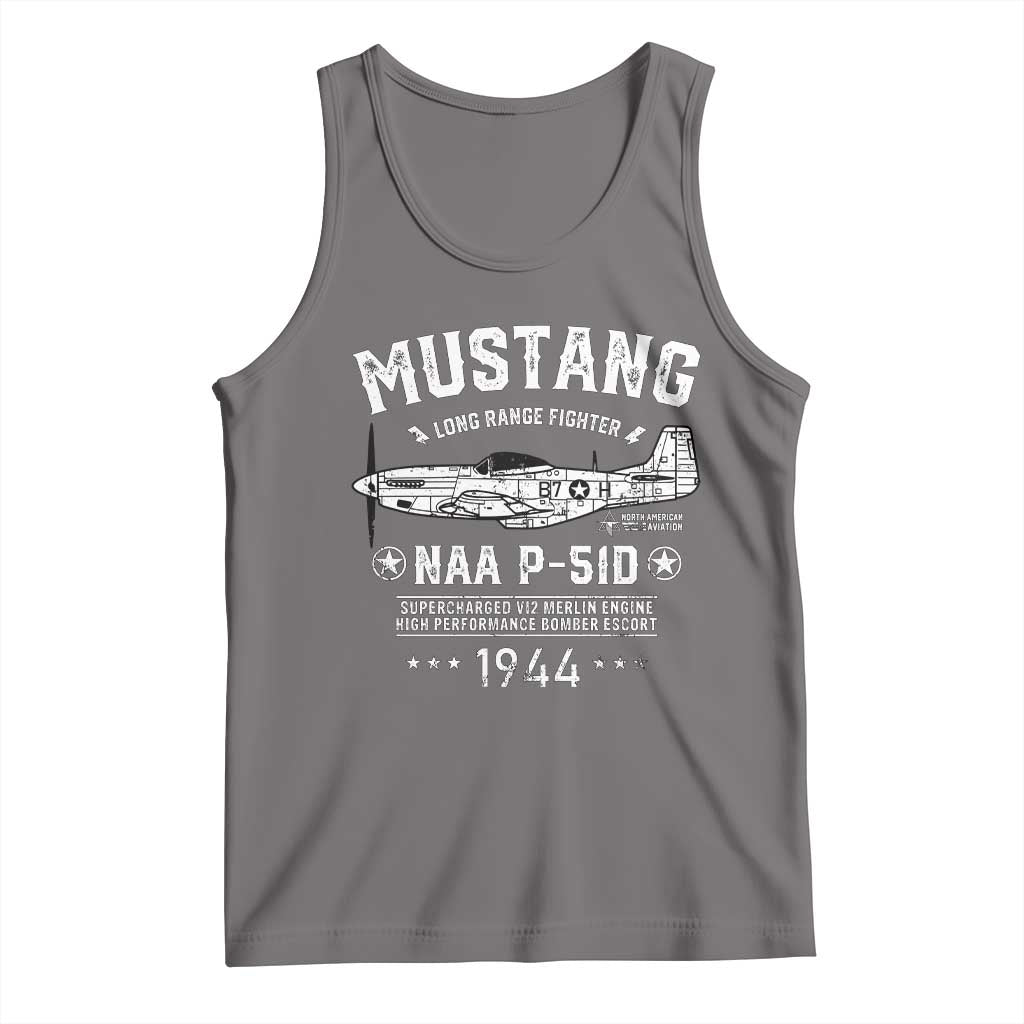 P-51 Mustang Tank Top North American Aviation WW2 P51 Fighter Plane