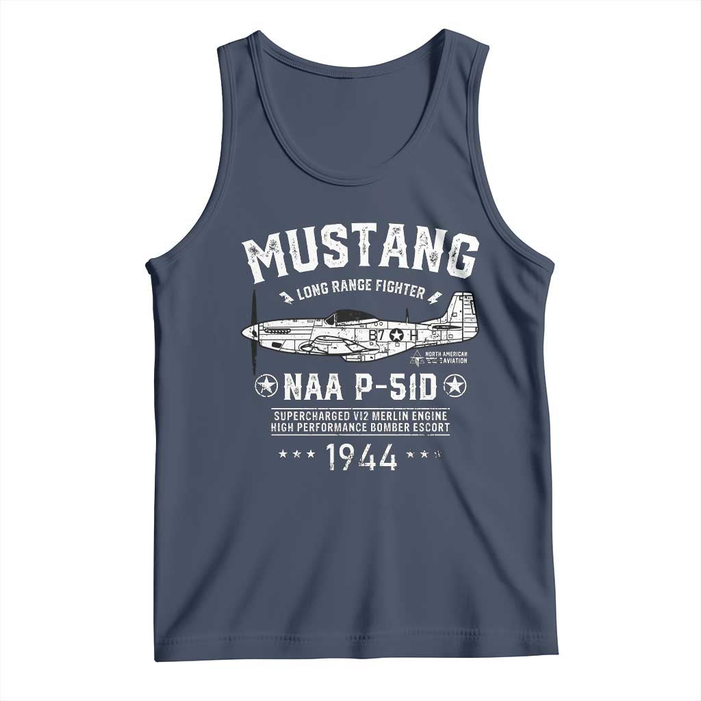 P-51 Mustang Tank Top North American Aviation WW2 P51 Fighter Plane