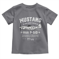 P-51 Mustang Toddler T Shirt North American Aviation WW2 P51 Fighter Plane