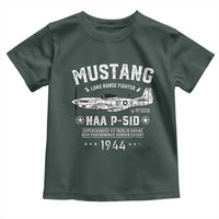 P-51 Mustang Toddler T Shirt North American Aviation WW2 P51 Fighter Plane
