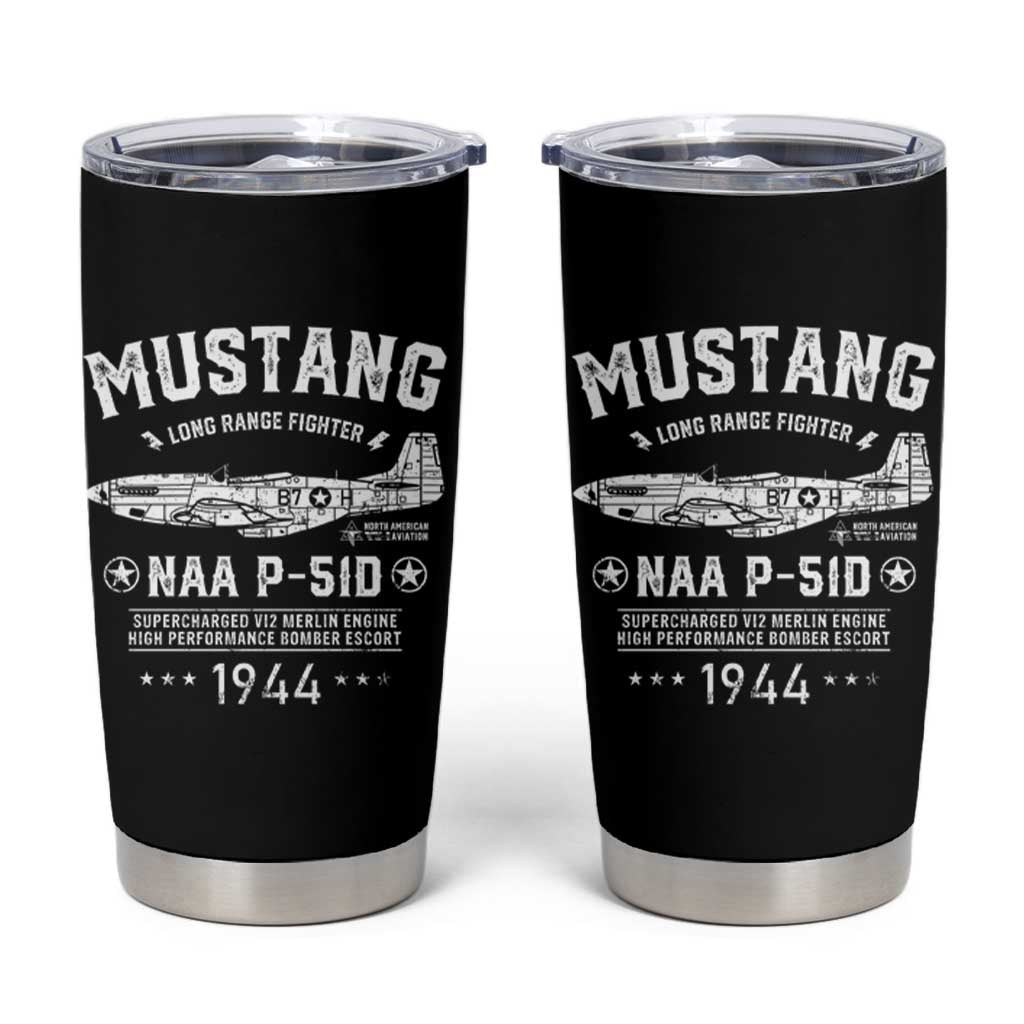P-51 Mustang Tumbler Cup North American Aviation WW2 P51 Fighter Plane