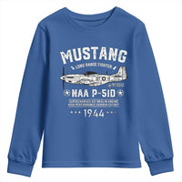 P-51 Mustang Youth Sweatshirt North American Aviation WW2 P51 Fighter Plane
