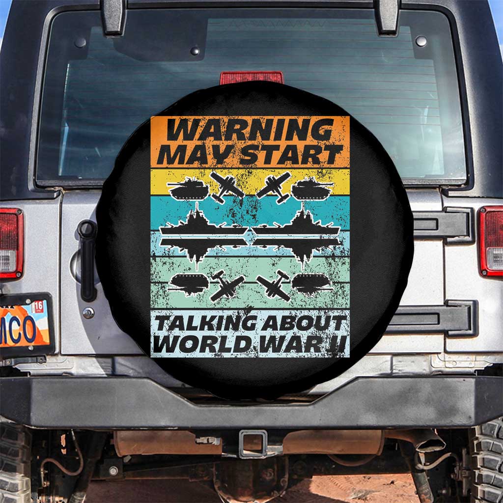 Retro World War 2 Memorabilia Spare Tire Cover May Start Talking About WWII WW2 Gear
