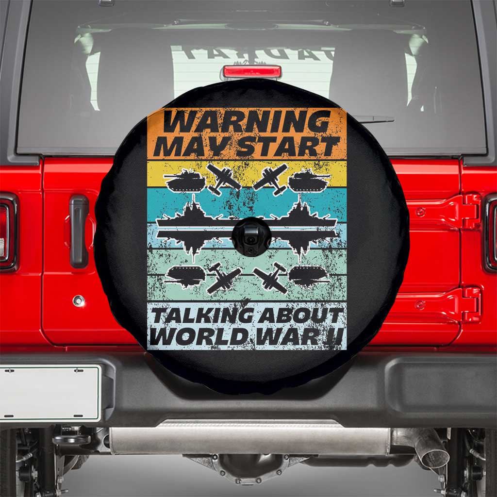 Retro World War 2 Memorabilia Spare Tire Cover May Start Talking About WWII WW2 Gear