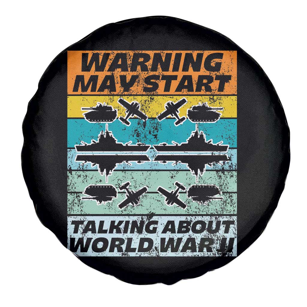 Retro World War 2 Memorabilia Spare Tire Cover May Start Talking About WWII WW2 Gear