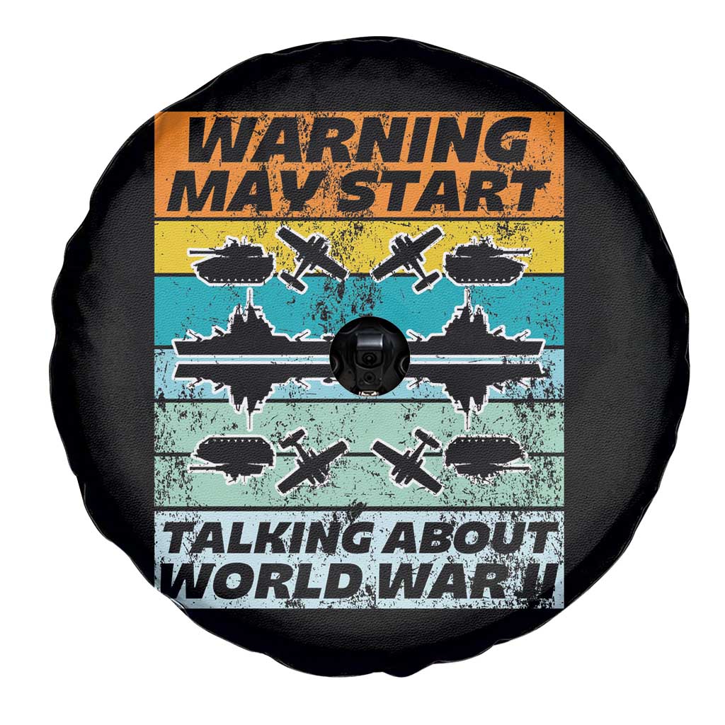 Retro World War 2 Memorabilia Spare Tire Cover May Start Talking About WWII WW2 Gear