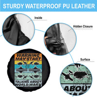 Retro World War 2 Memorabilia Spare Tire Cover May Start Talking About WWII WW2 Gear