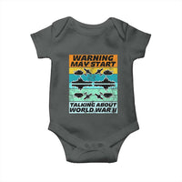 Retro World War 2 Memorabilia Baby Onesie May Start Talking About WWII WW2 Gear