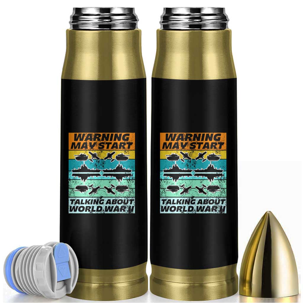 Retro World War 2 Memorabilia Bullet Tumbler May Start Talking About WWII WW2 Gear