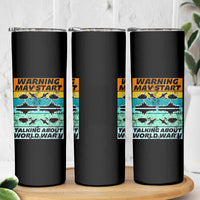 Retro World War 2 Memorabilia Skinny Tumbler May Start Talking About WWII WW2 Gear