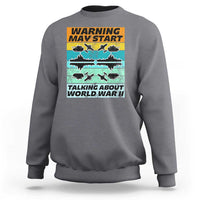 Retro World War 2 Memorabilia Sweatshirt May Start Talking About WWII WW2 Gear