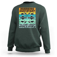 Retro World War 2 Memorabilia Sweatshirt May Start Talking About WWII WW2 Gear