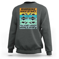 Retro World War 2 Memorabilia Sweatshirt May Start Talking About WWII WW2 Gear