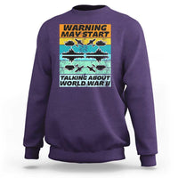 Retro World War 2 Memorabilia Sweatshirt May Start Talking About WWII WW2 Gear