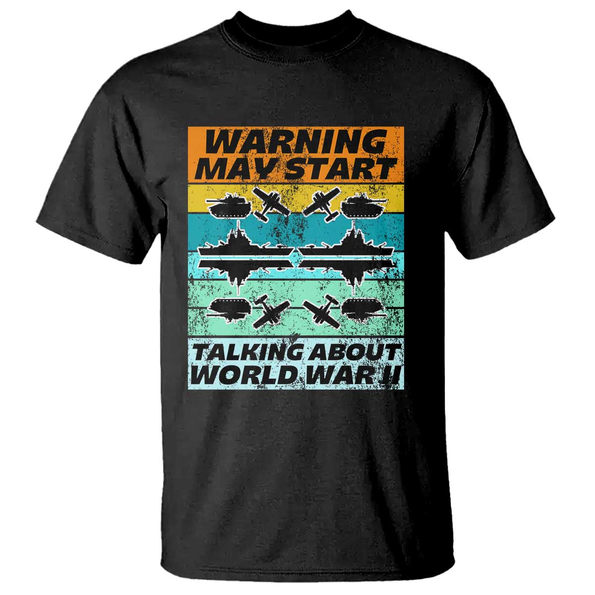 Retro World War 2 Memorabilia T Shirt May Start Talking About WWII WW2 Gear