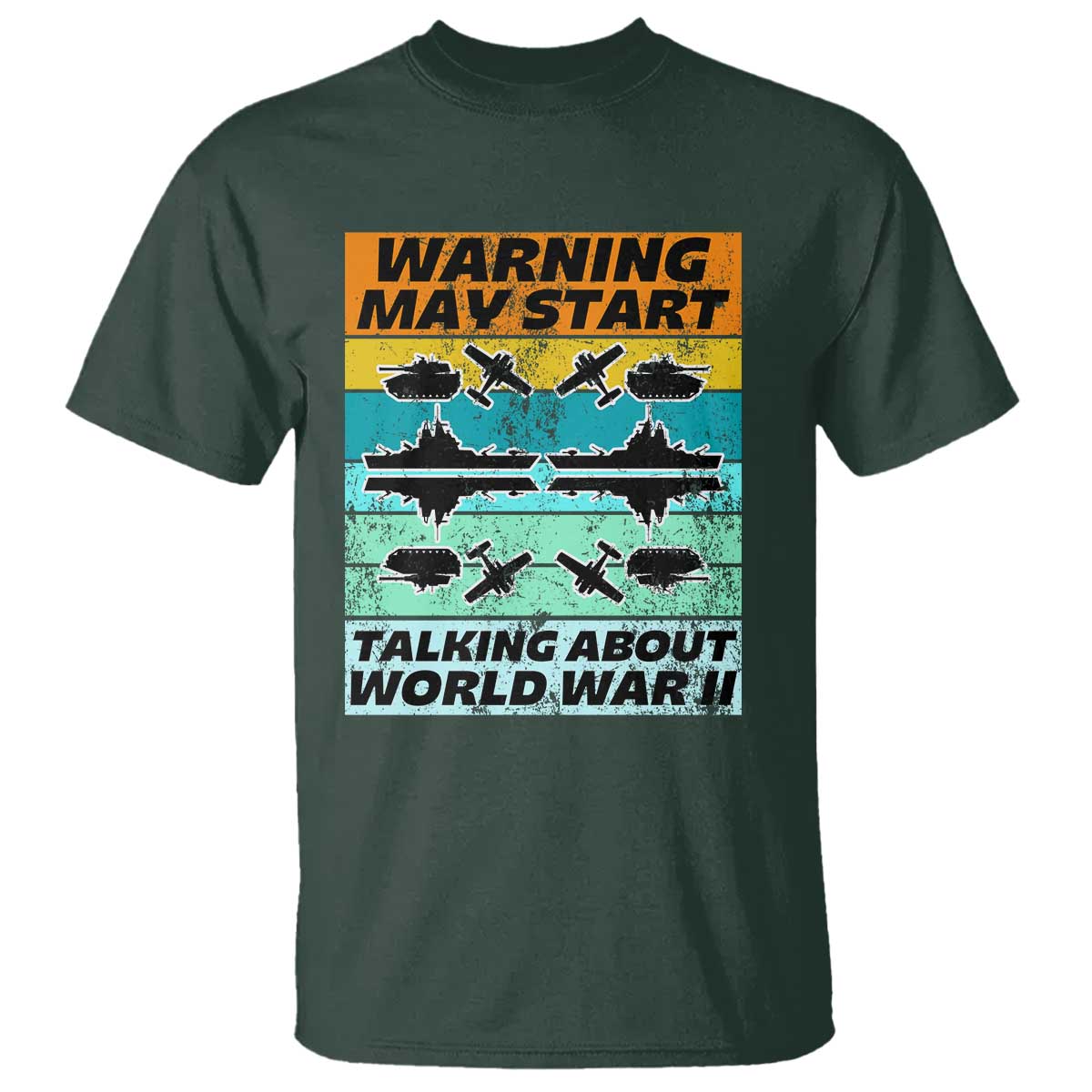 Retro World War 2 Memorabilia T Shirt May Start Talking About WWII WW2 Gear