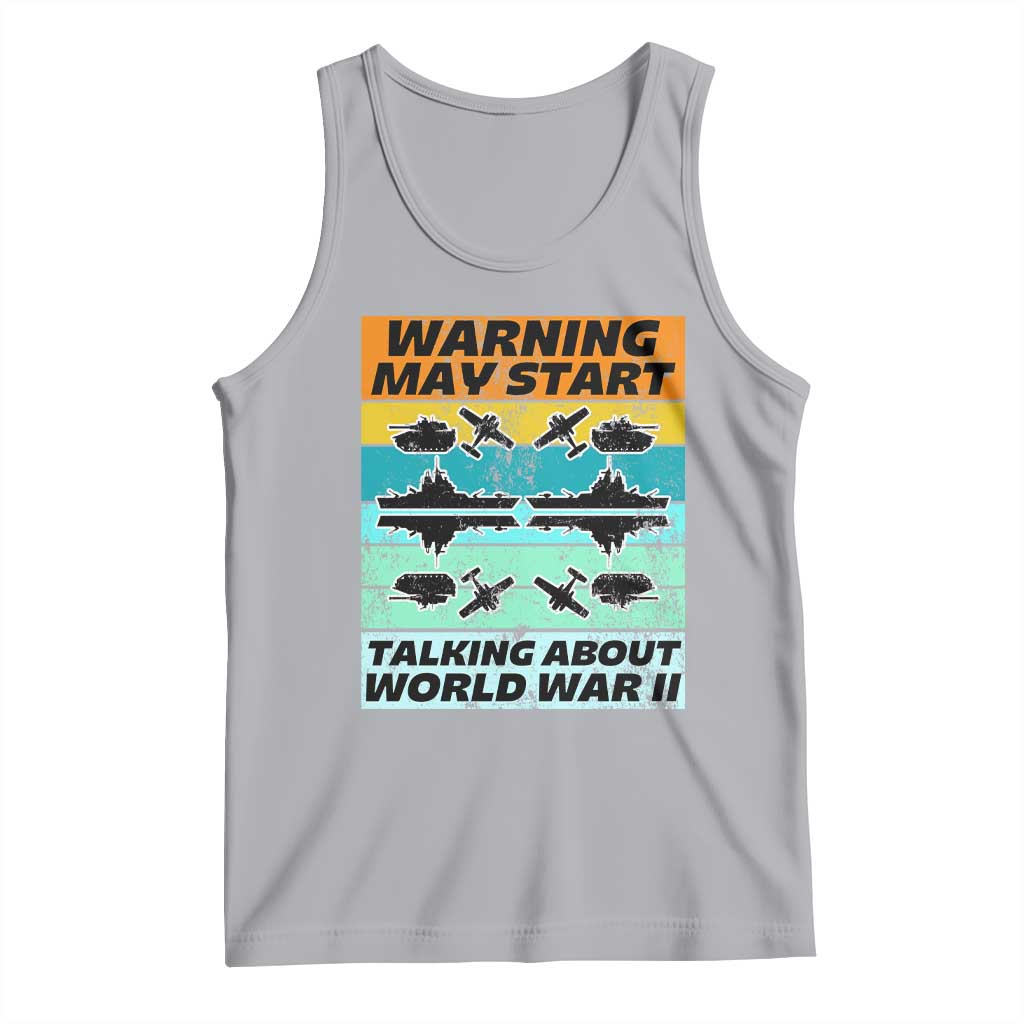 Retro World War 2 Memorabilia Tank Top May Start Talking About WWII WW2 Gear
