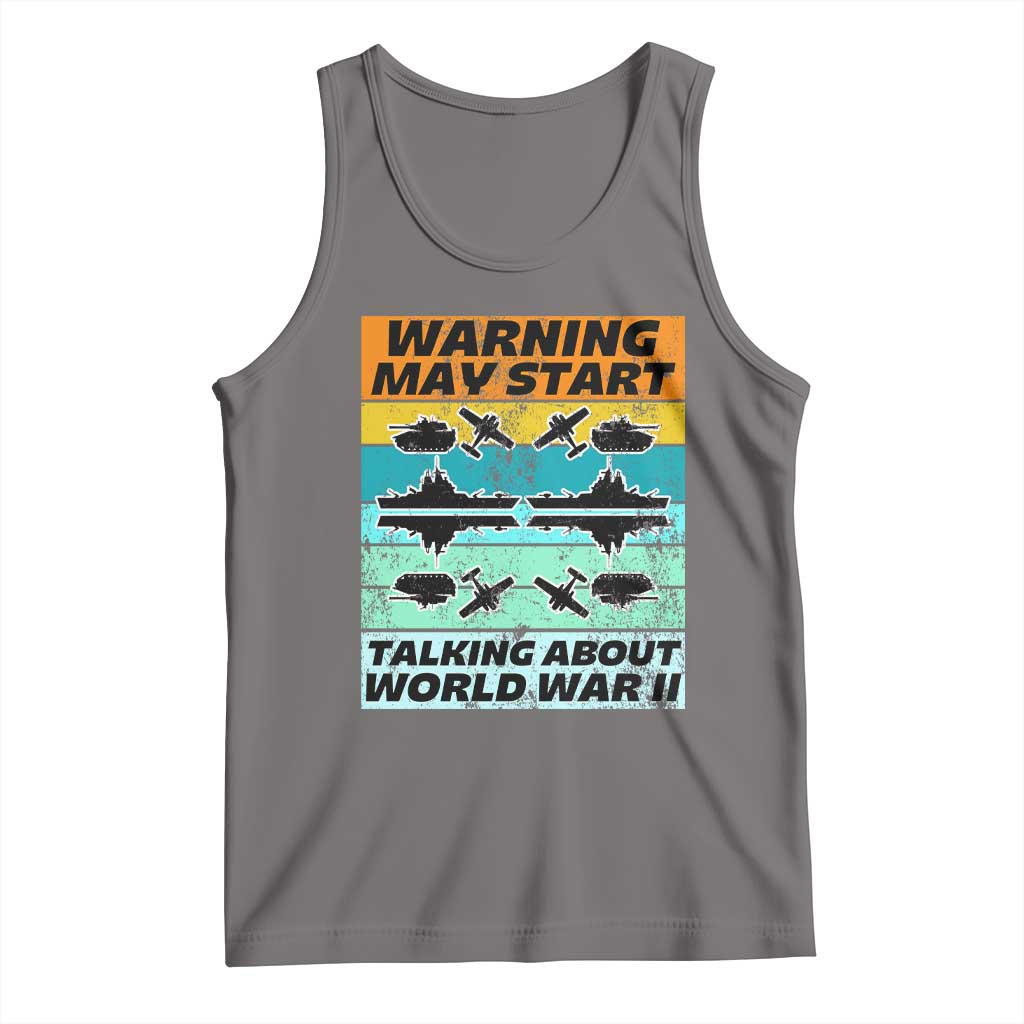 Retro World War 2 Memorabilia Tank Top May Start Talking About WWII WW2 Gear
