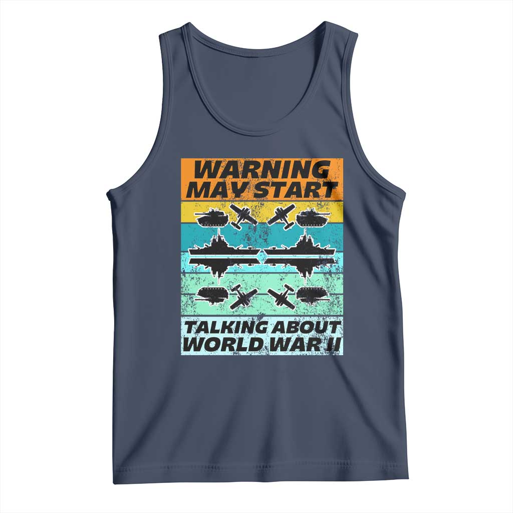 Retro World War 2 Memorabilia Tank Top May Start Talking About WWII WW2 Gear
