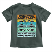 Retro World War 2 Memorabilia Toddler T Shirt May Start Talking About WWII WW2 Gear