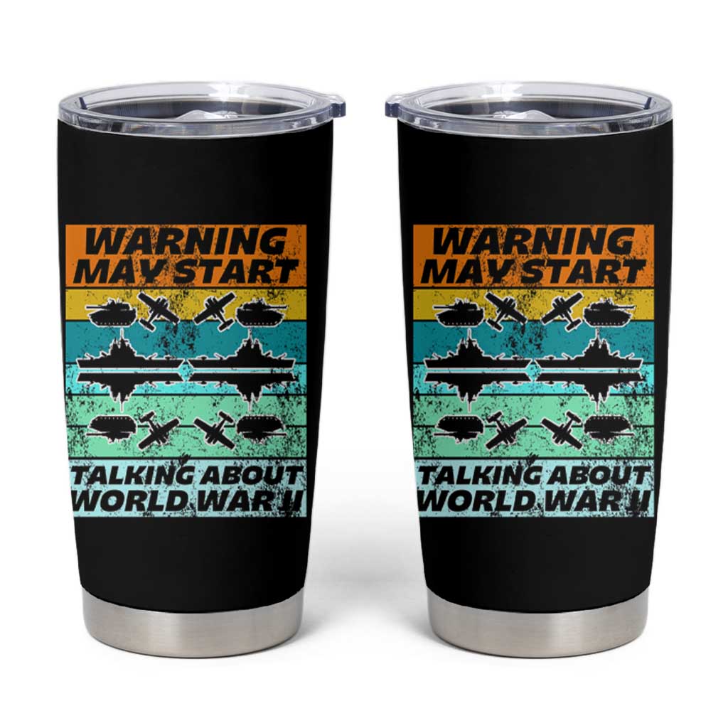 Retro World War 2 Memorabilia Tumbler Cup May Start Talking About WWII WW2 Gear