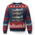 WW2 Warplanes B-17 P51 Ugly Christmas Sweater Vintage WWII Fighter Planes Iconic Military Aircraft - Wonder Print Shop