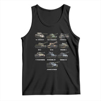 WW2 Tanks Tank Top M4 Sherman Panzer IV Tiger II T-34 History Buff